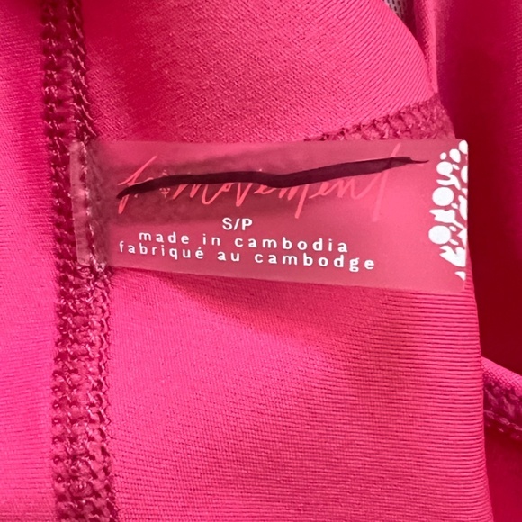 Free People Movement Back it Up Onesie Jumpsuit Dragonfruit Size Small - Picture 7 of 9